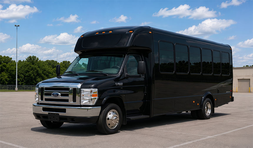 20-passenger minibus available for charter in Lebanon, IN